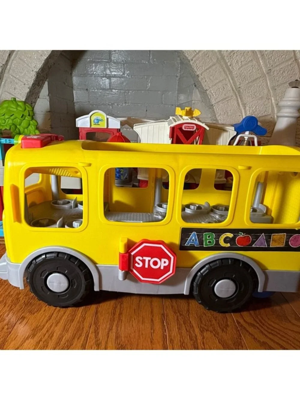 Lot of 30 Plus Little People and Structures Including DC Comic Characters